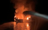 [ẢNH] Những hình ảnh xúc động sau vụ cháy tàu lặn ngoài khơi California